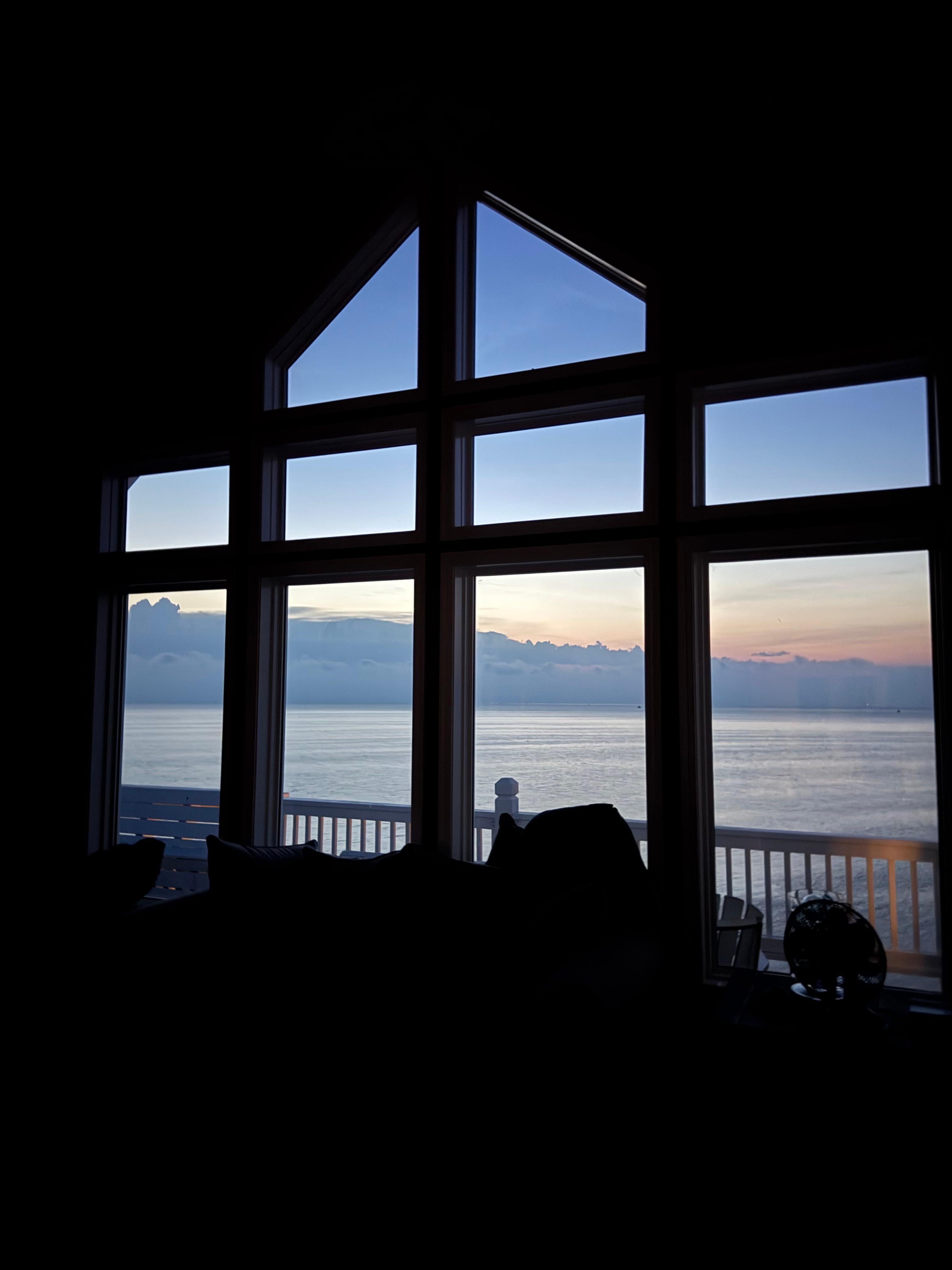 View from the top floor living area