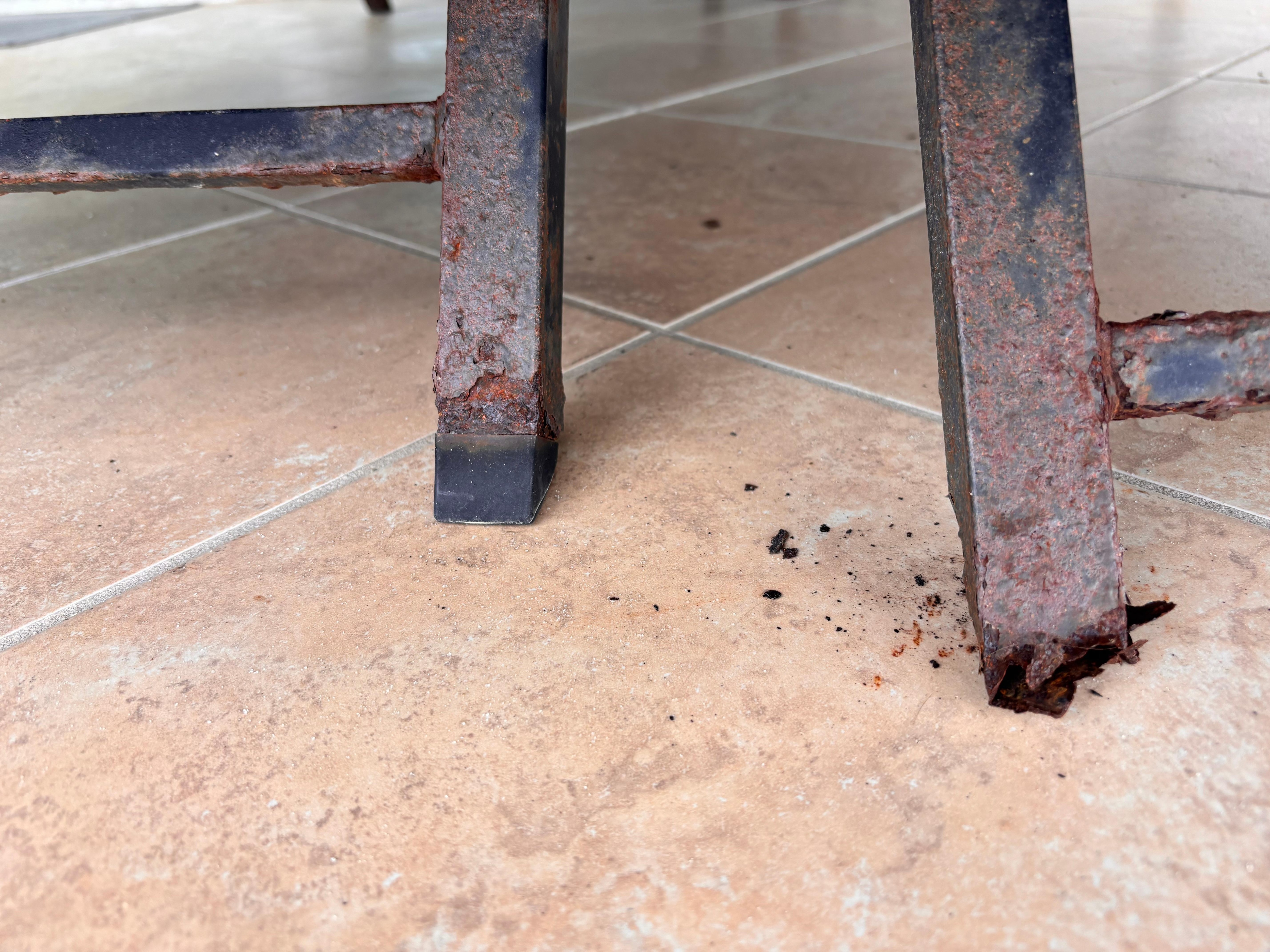 Base of lounge chair. All chairs were like this.