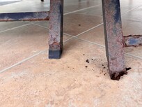 Base of lounge chair. All chairs were like this.