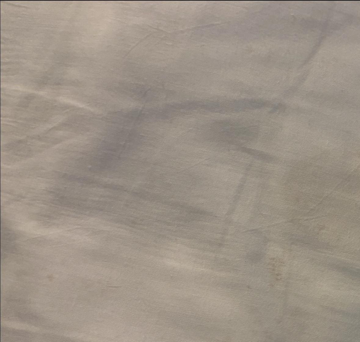 Stains on the bottom sheet