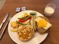 Not huge breakfast, but definitely big enough.