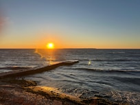 Sunrise from the deck.