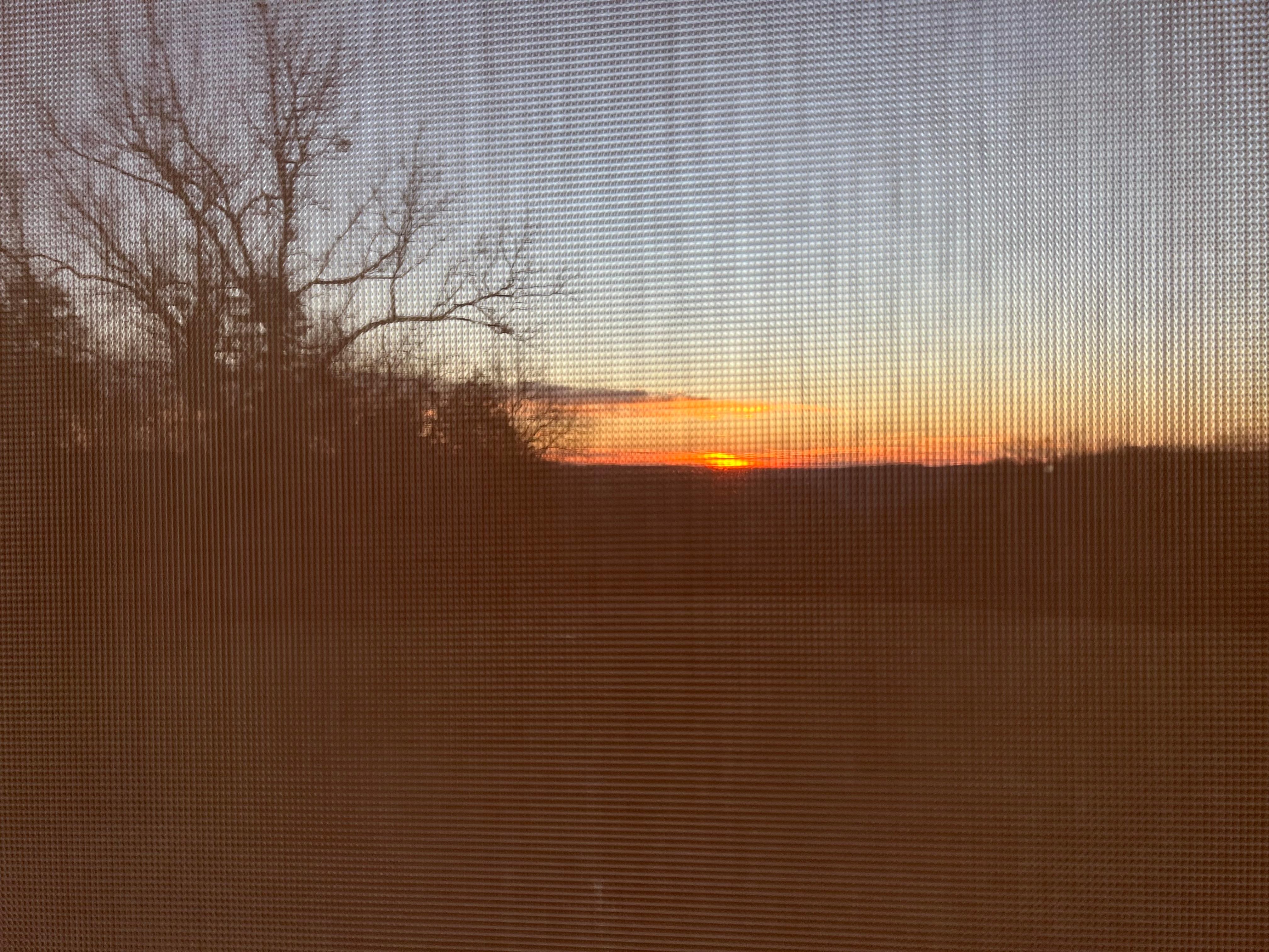 Sunset out of great room