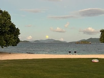 Full moon rising over Sapphire Beach (Full Moon Party!!!!)