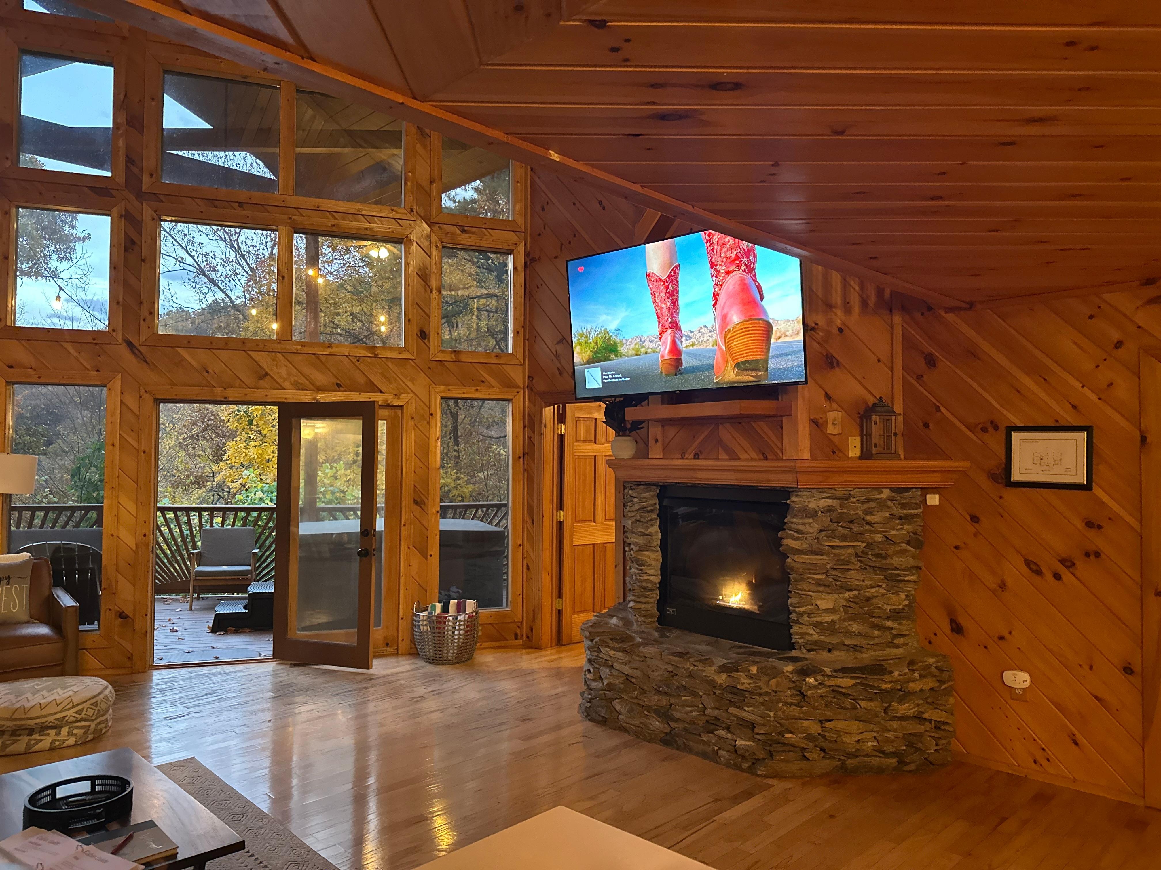 Beautiful cabin with an amazing view 