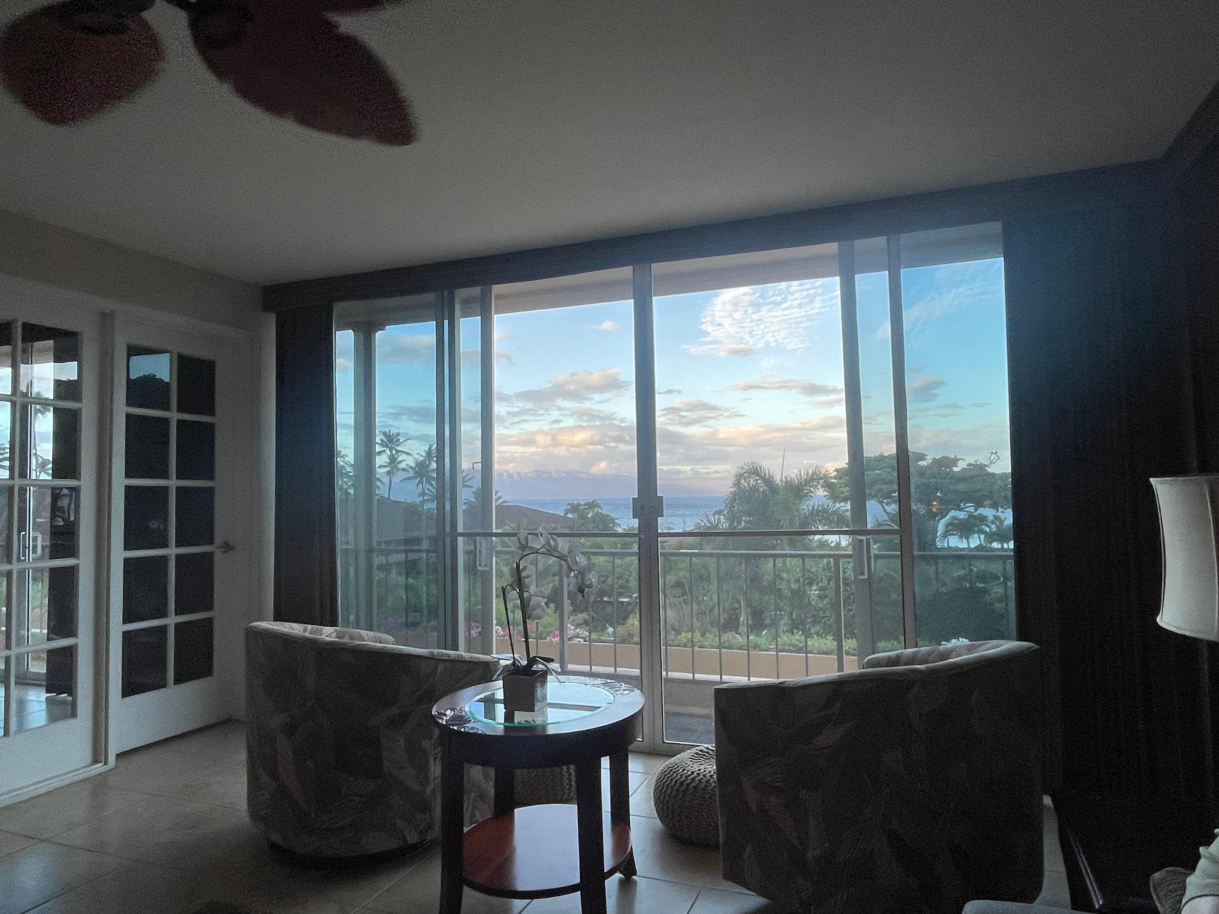 What a view from our bedroom.