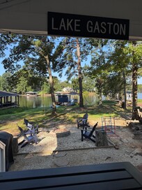 View from the covered porch