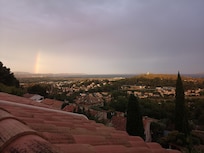 Rainbow after thunderstorm
