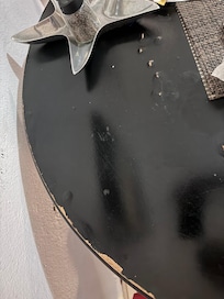 Table shows wear, bubbles