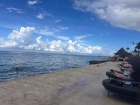 Side View of the beach