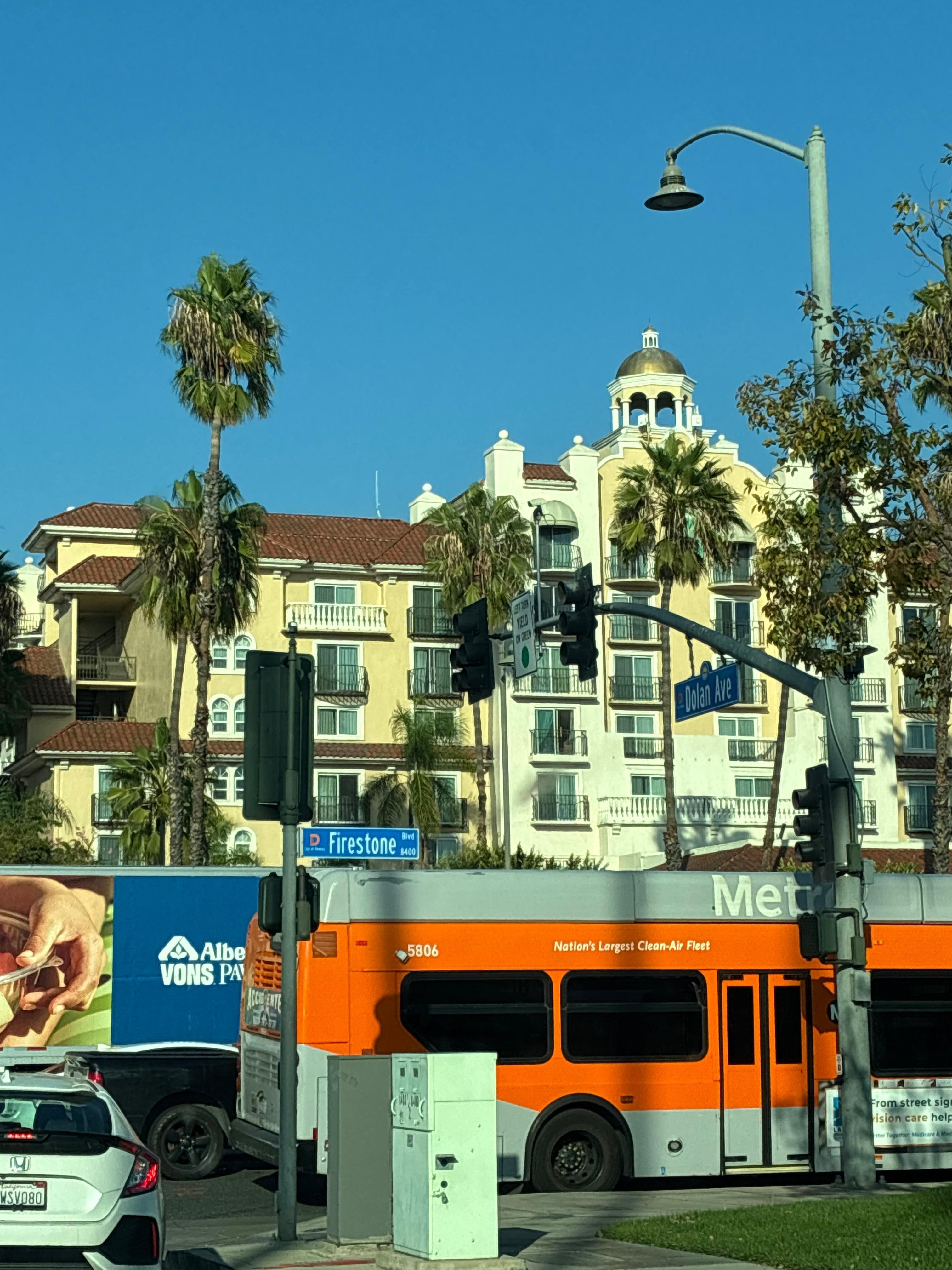 Front while pulling in