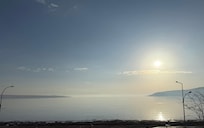 Sonnenaufgang vom Balkon aus fotografiert