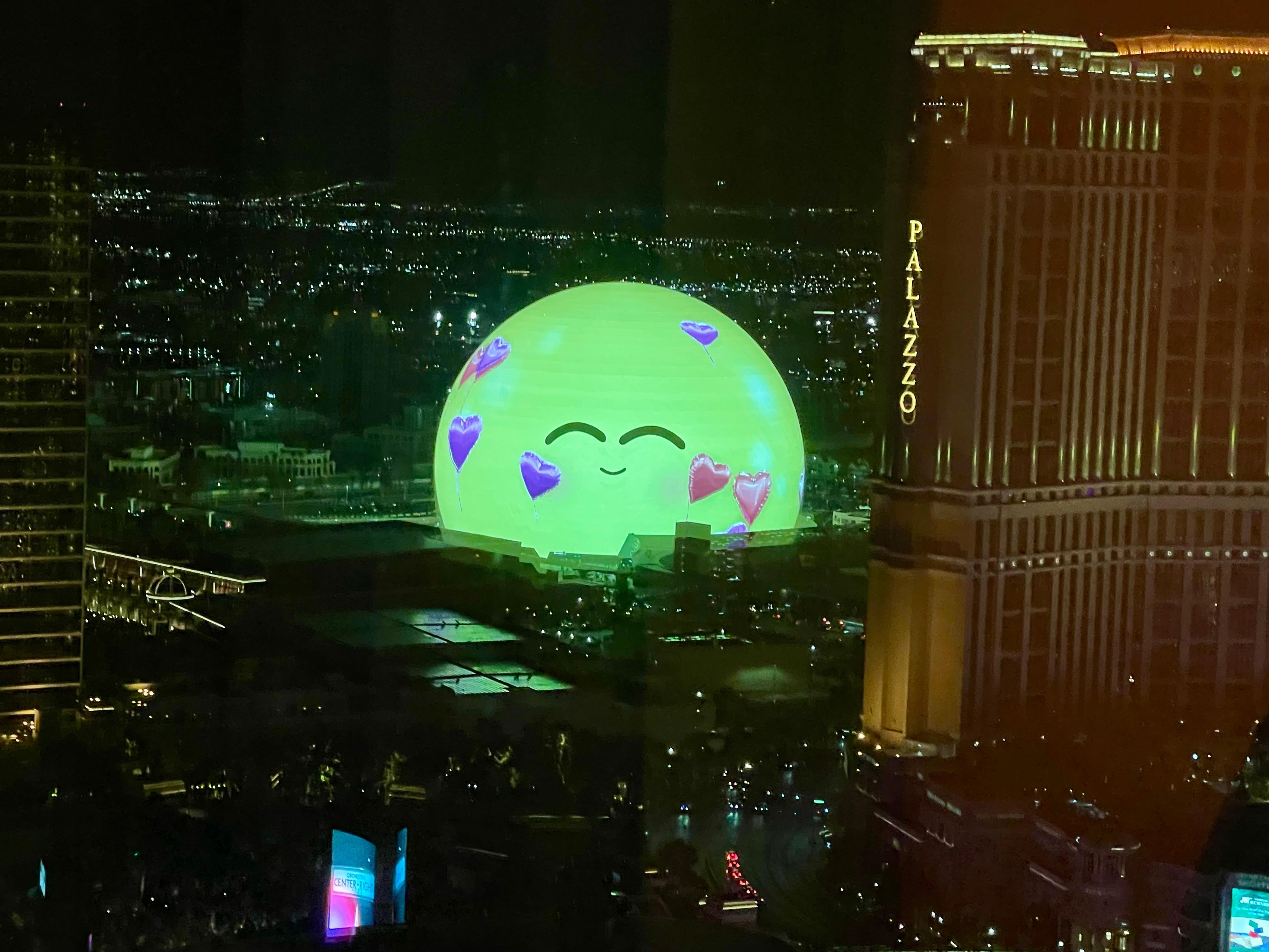 The view from our window.  