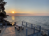 Sunrise over the lake