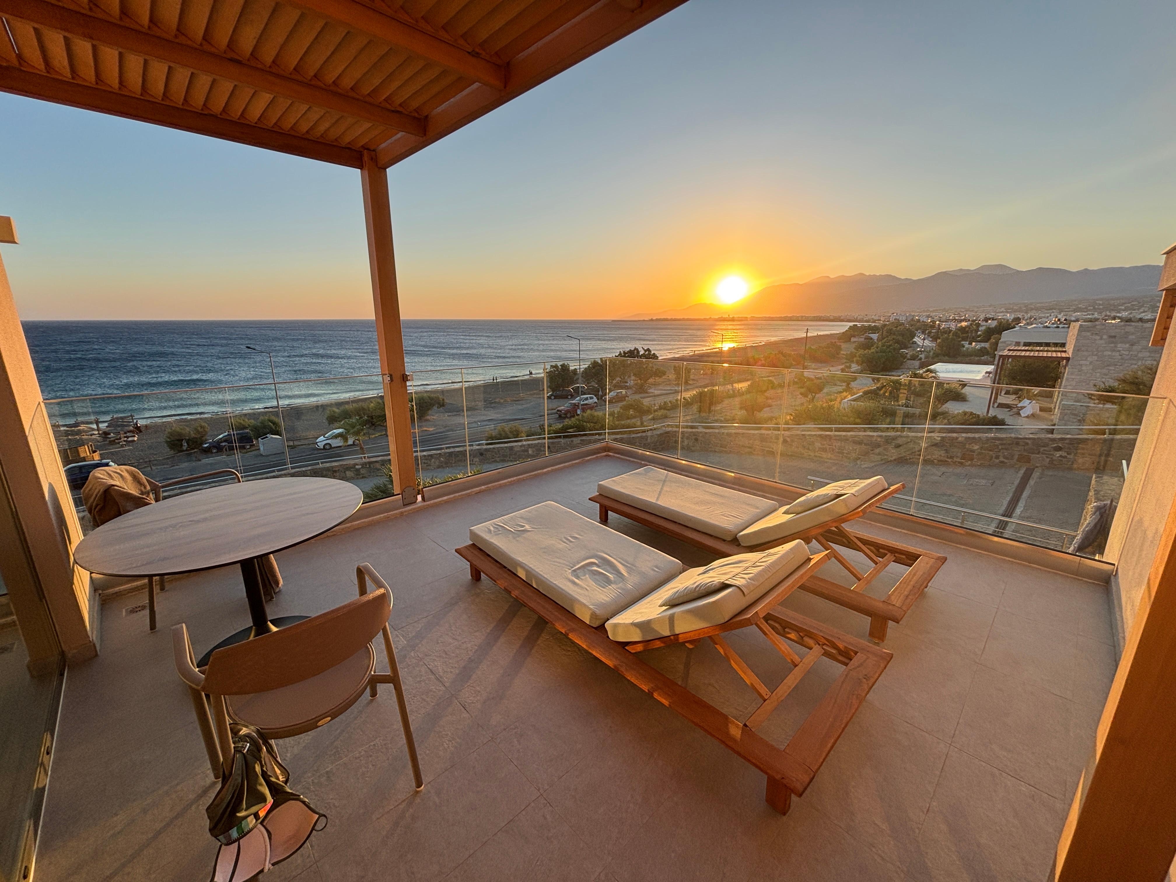 Terrasse avec vue mer 