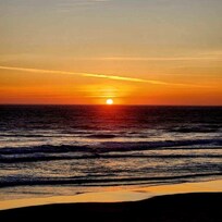 Perfect capture of sunsets from the deck.
