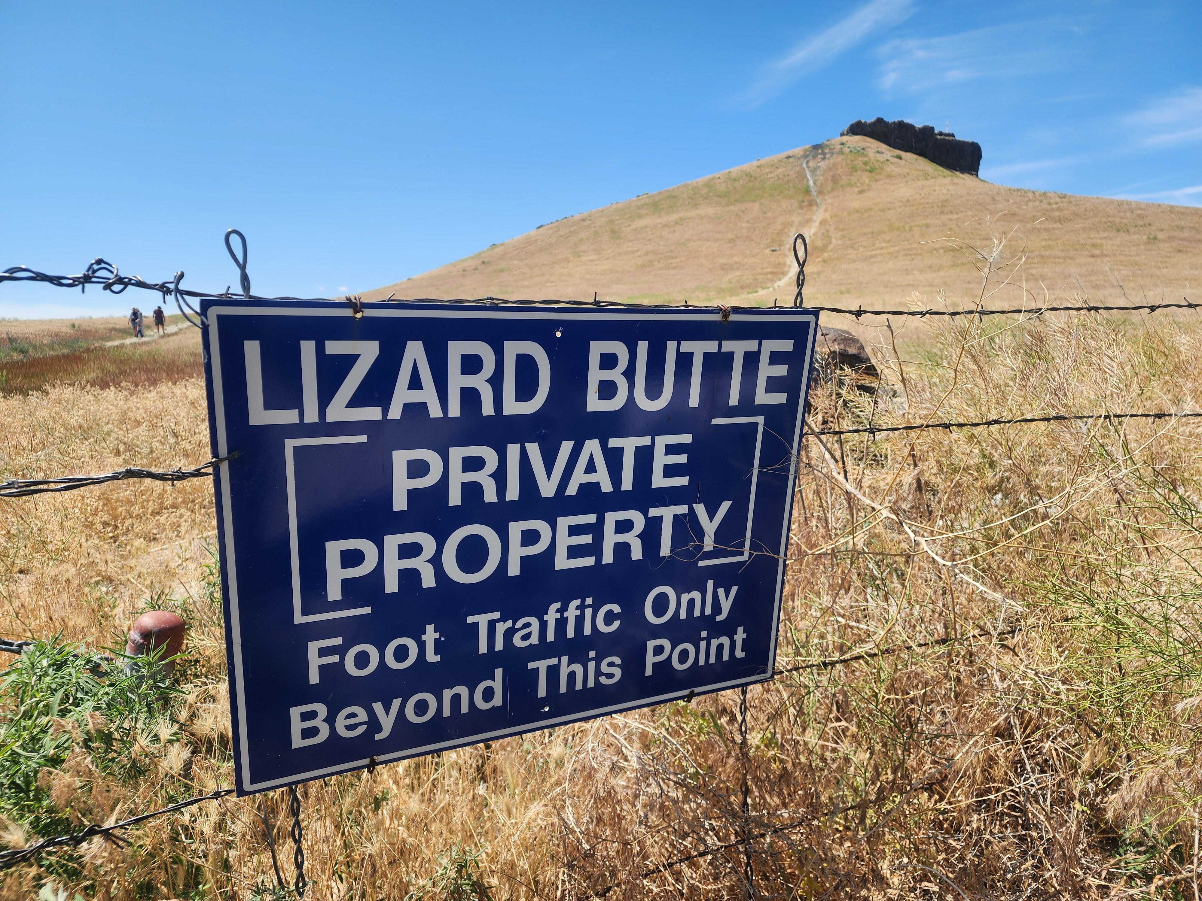 Climb the butte