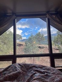 View out bedroom window.