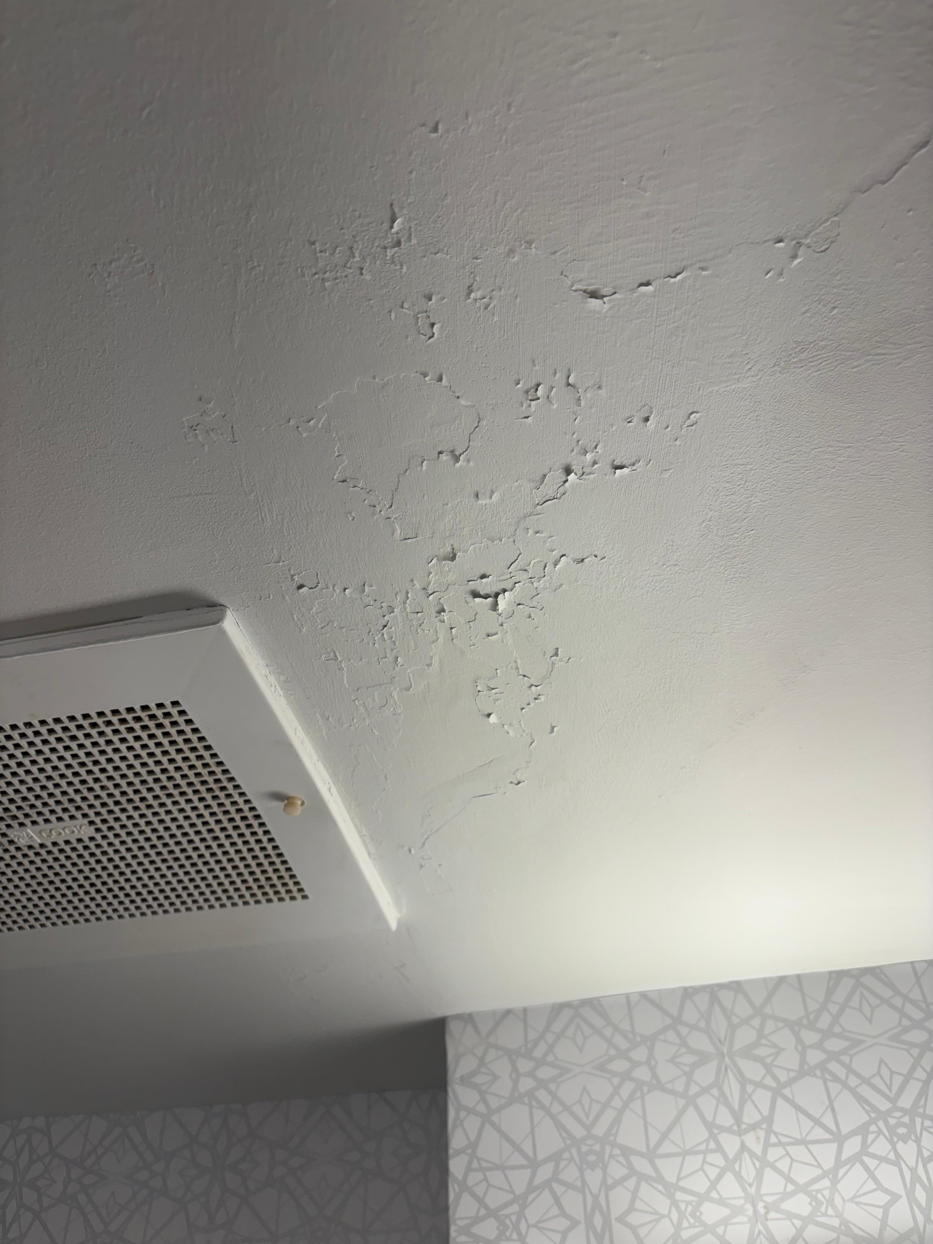 Paint peeling
