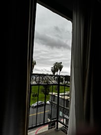 View from my room balcony