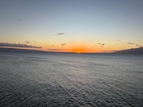 Balcony sunset view
