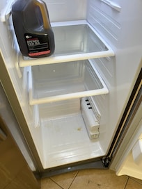 Refrigerator drawer and shelf needed to be replaced