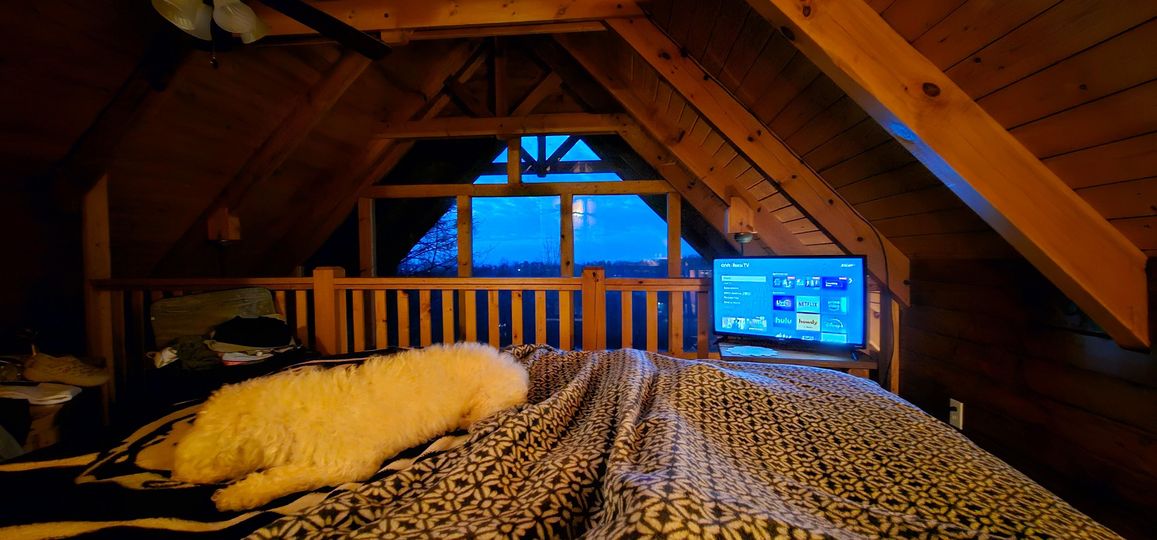 View from bed