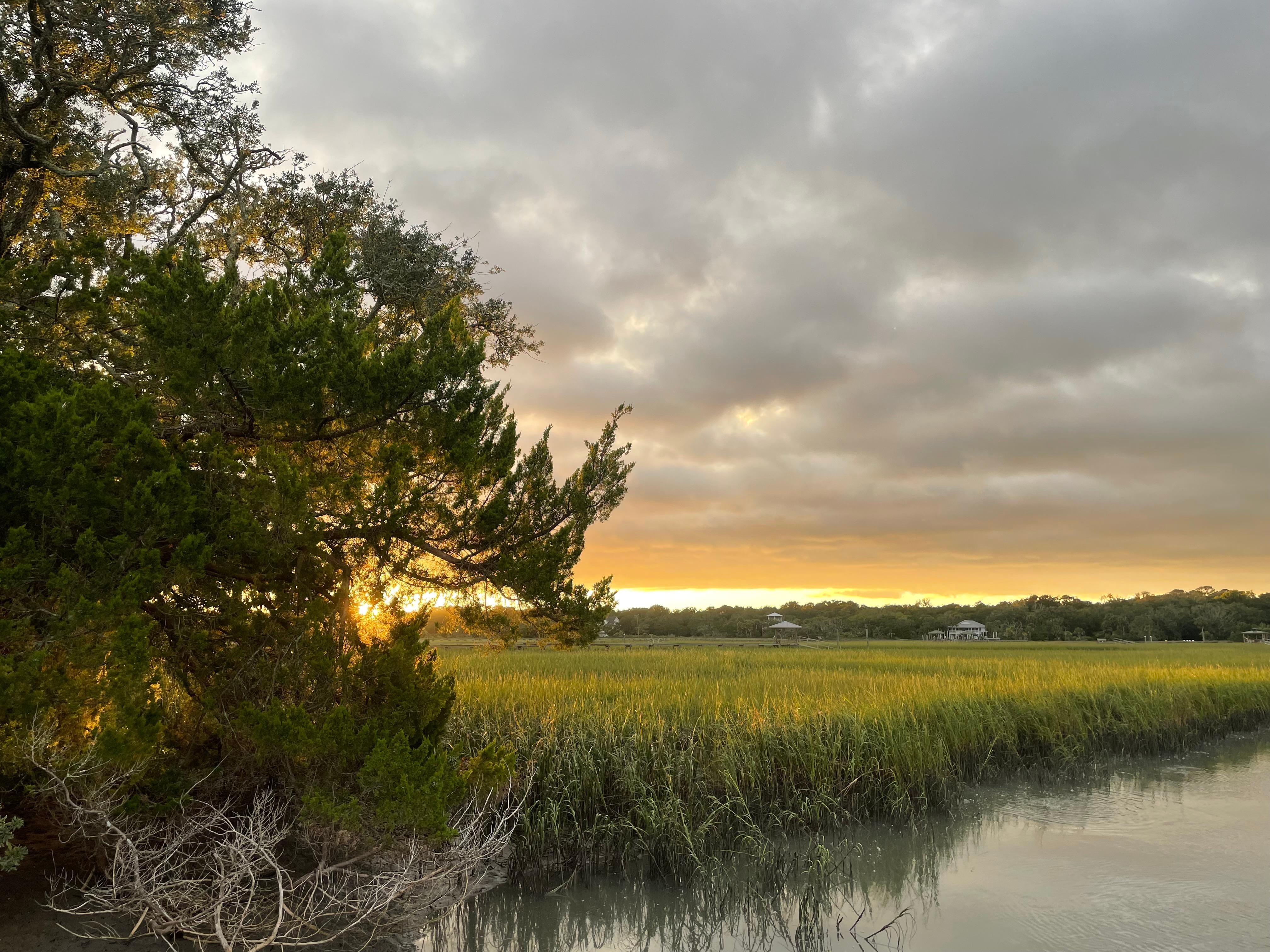Sunset from the dock