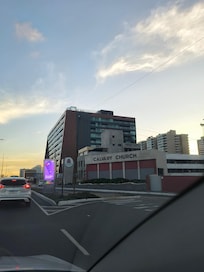 Das Art Studio aus Richtung Innenstadt gesehen