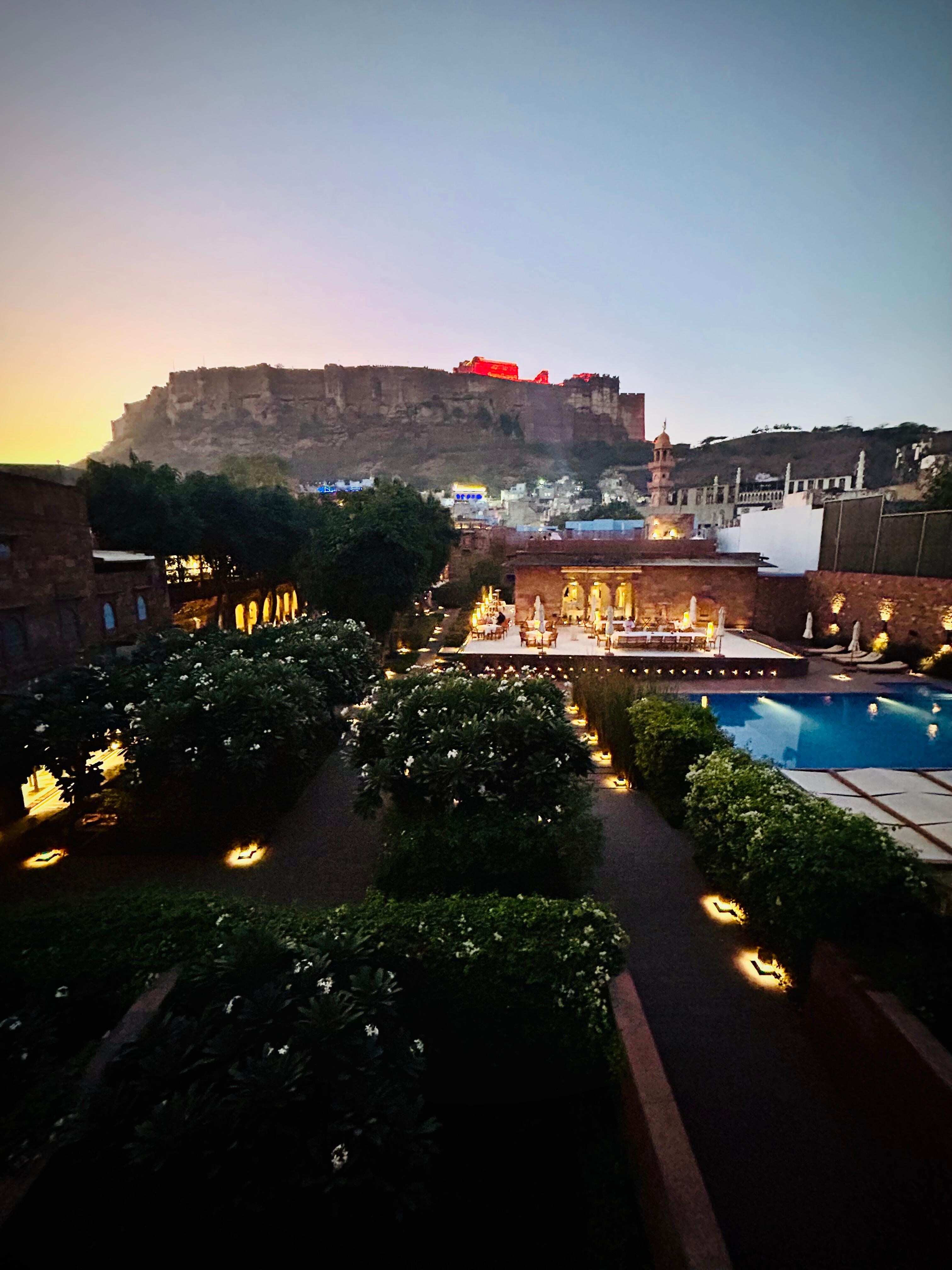 View from our balcony. 