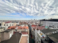 View from terrace where breakfast is served daily.
