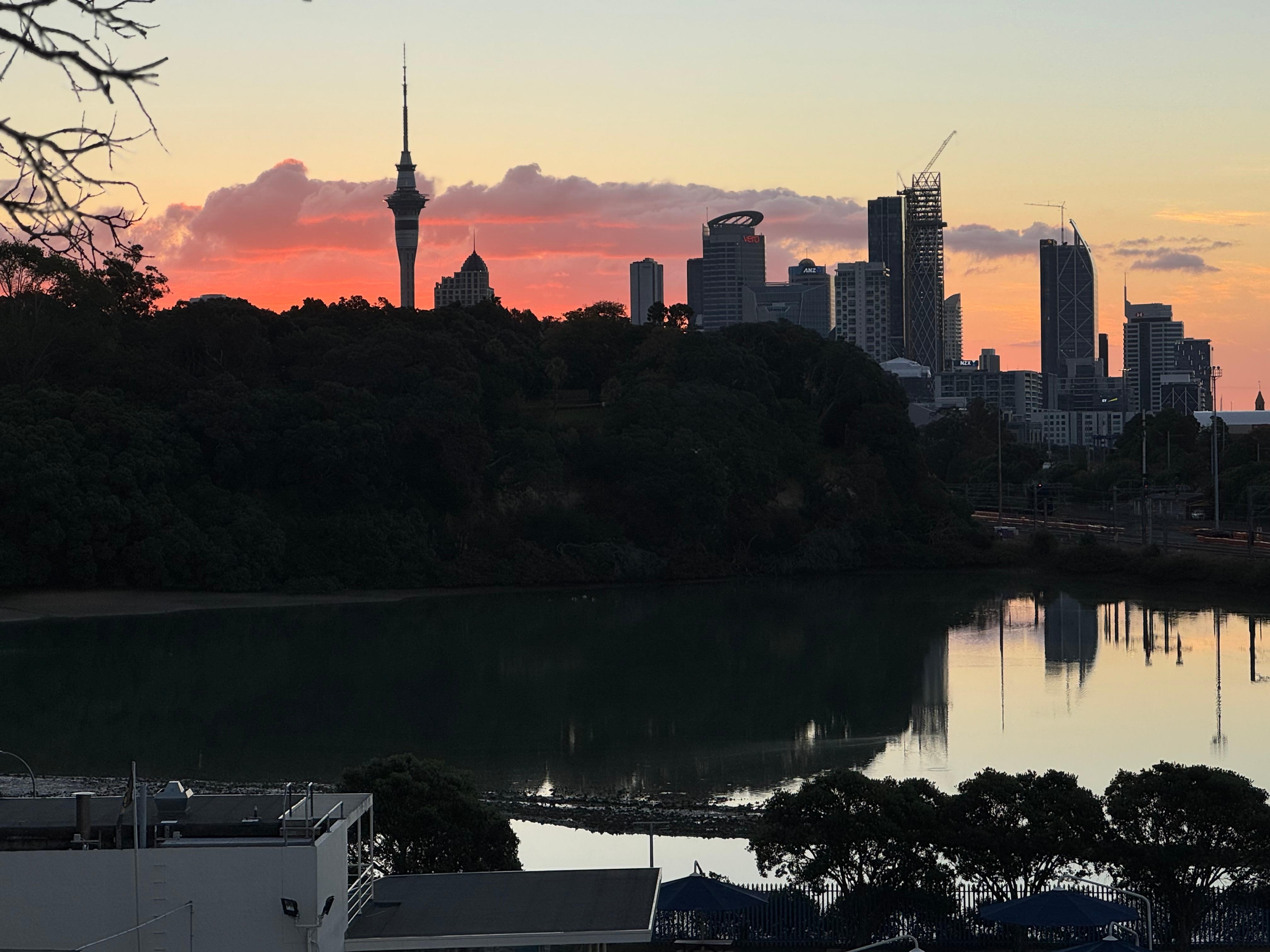 Lookout towards city a short walk