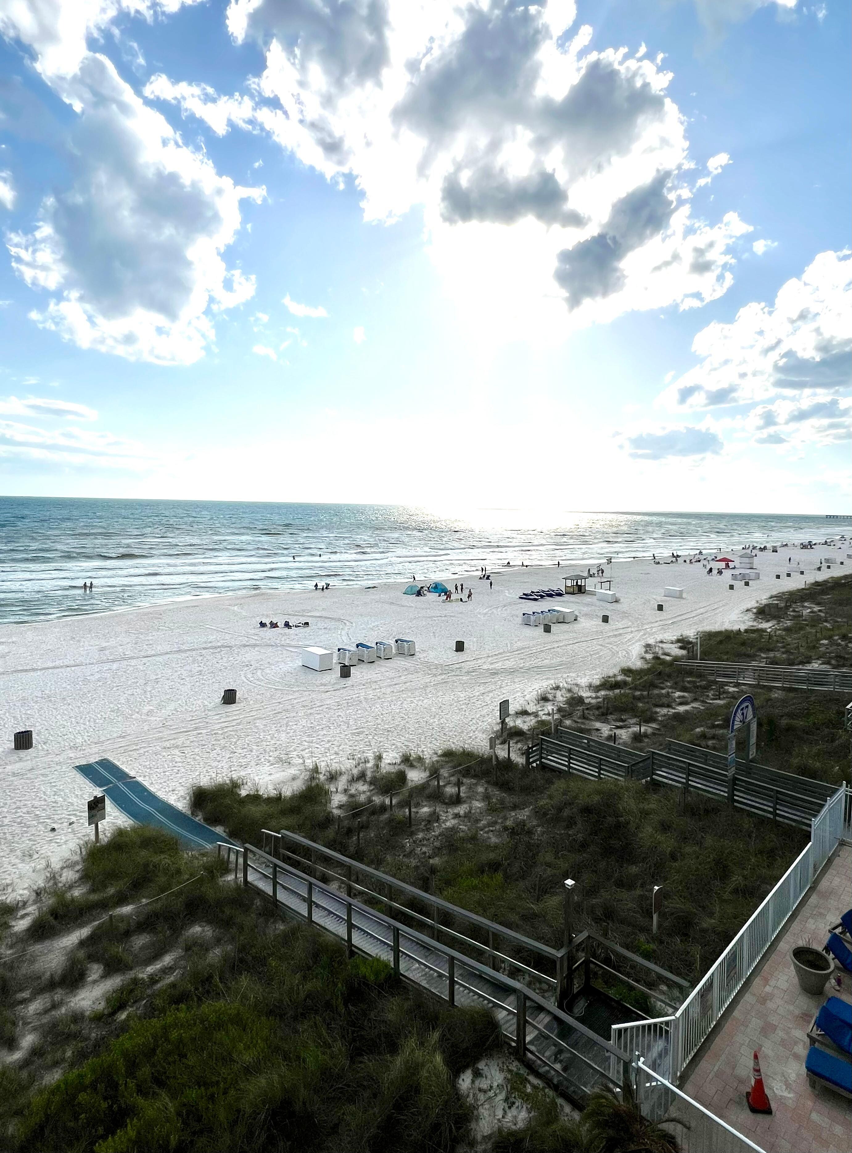 View from the balcony 