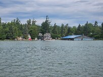 The local marina, viewed from the water during the Top O Michigan Nationals!