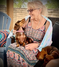 Pet friendly under the ramada.