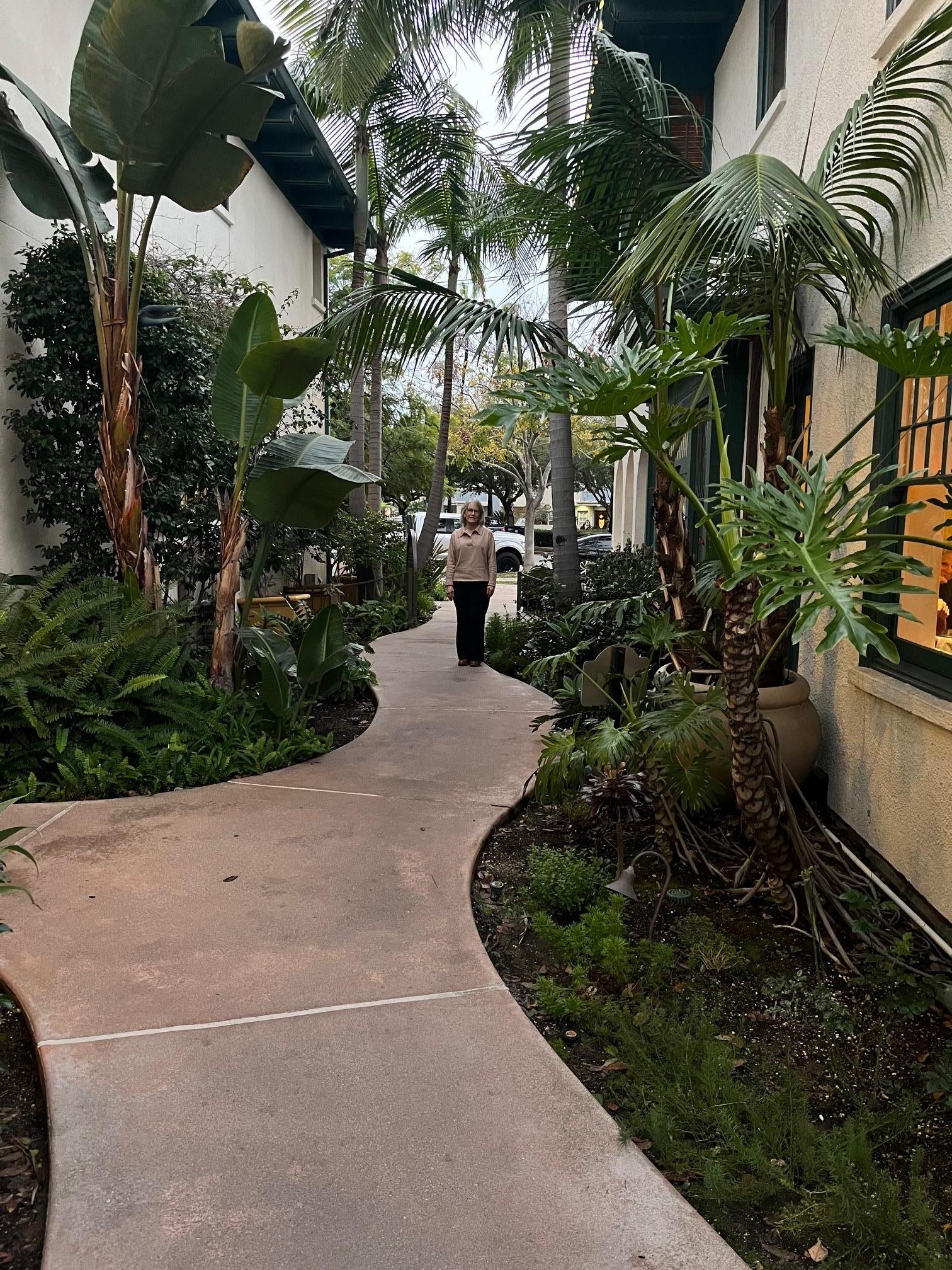 The grounds are beautifully landscaped 