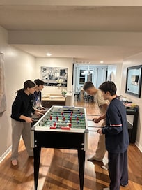 Teenagers having fun