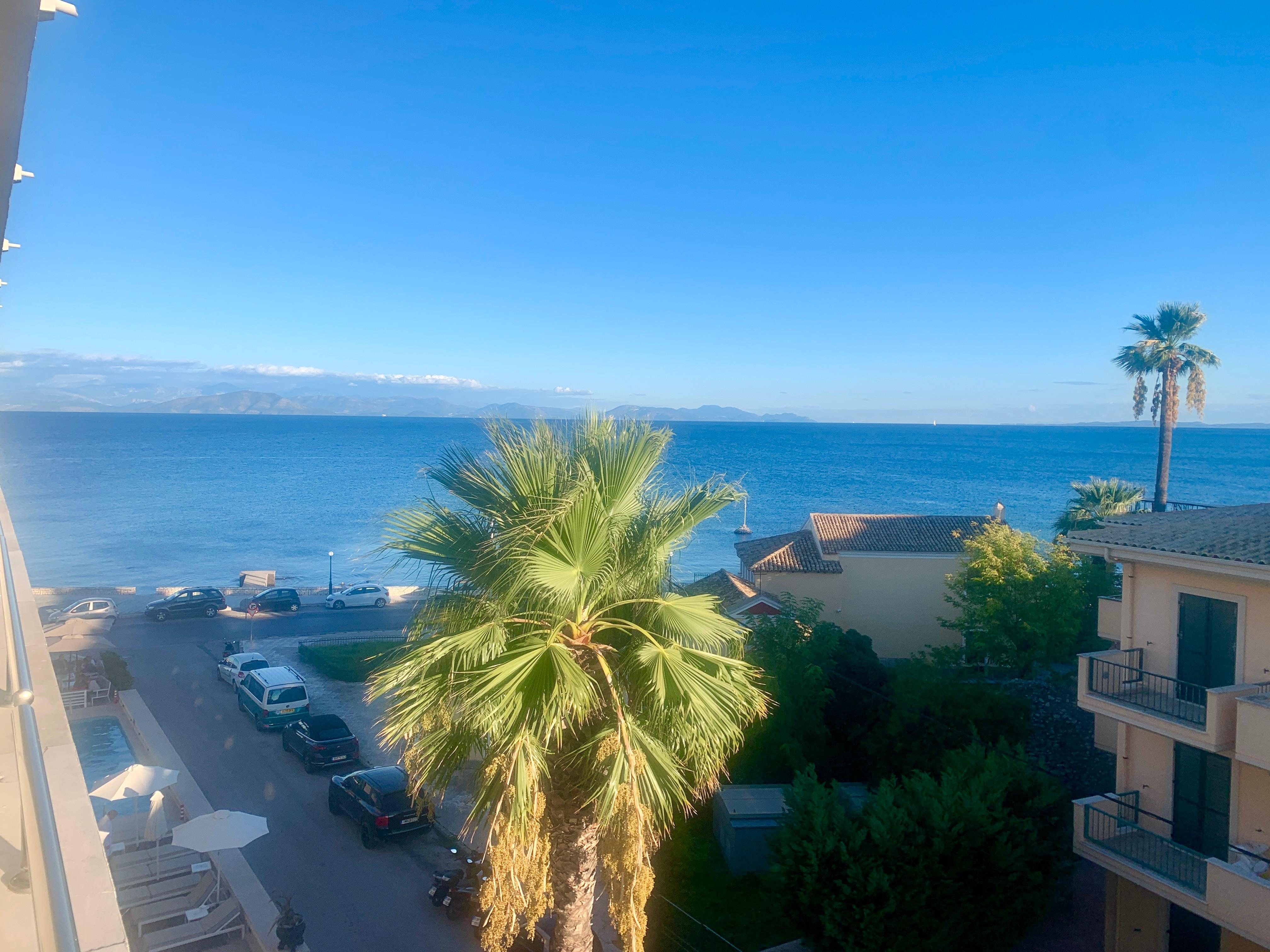 Our view from our private balcony 