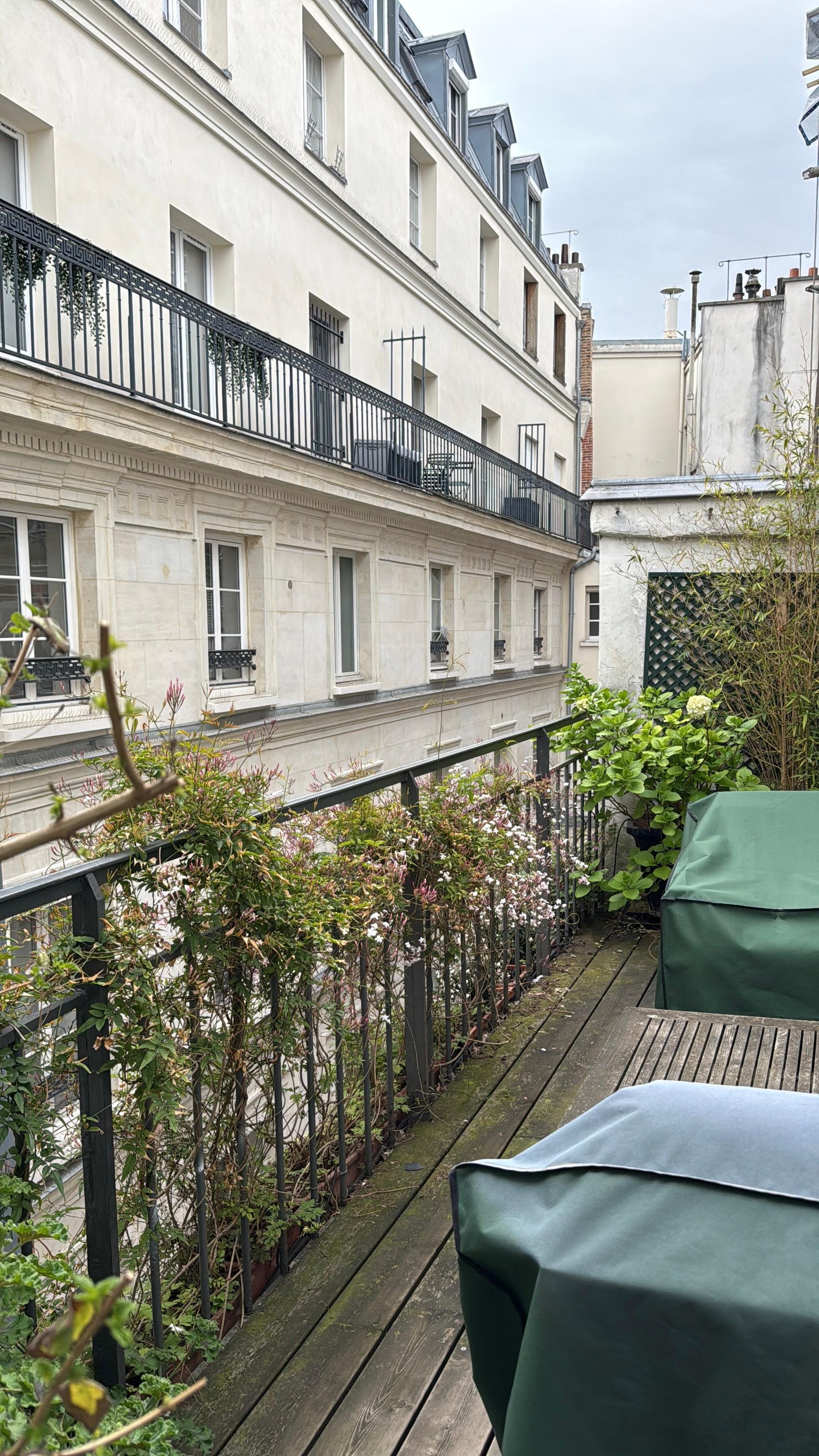 View from the balcony. Unable to use it because of the cold, rainy weather we had 