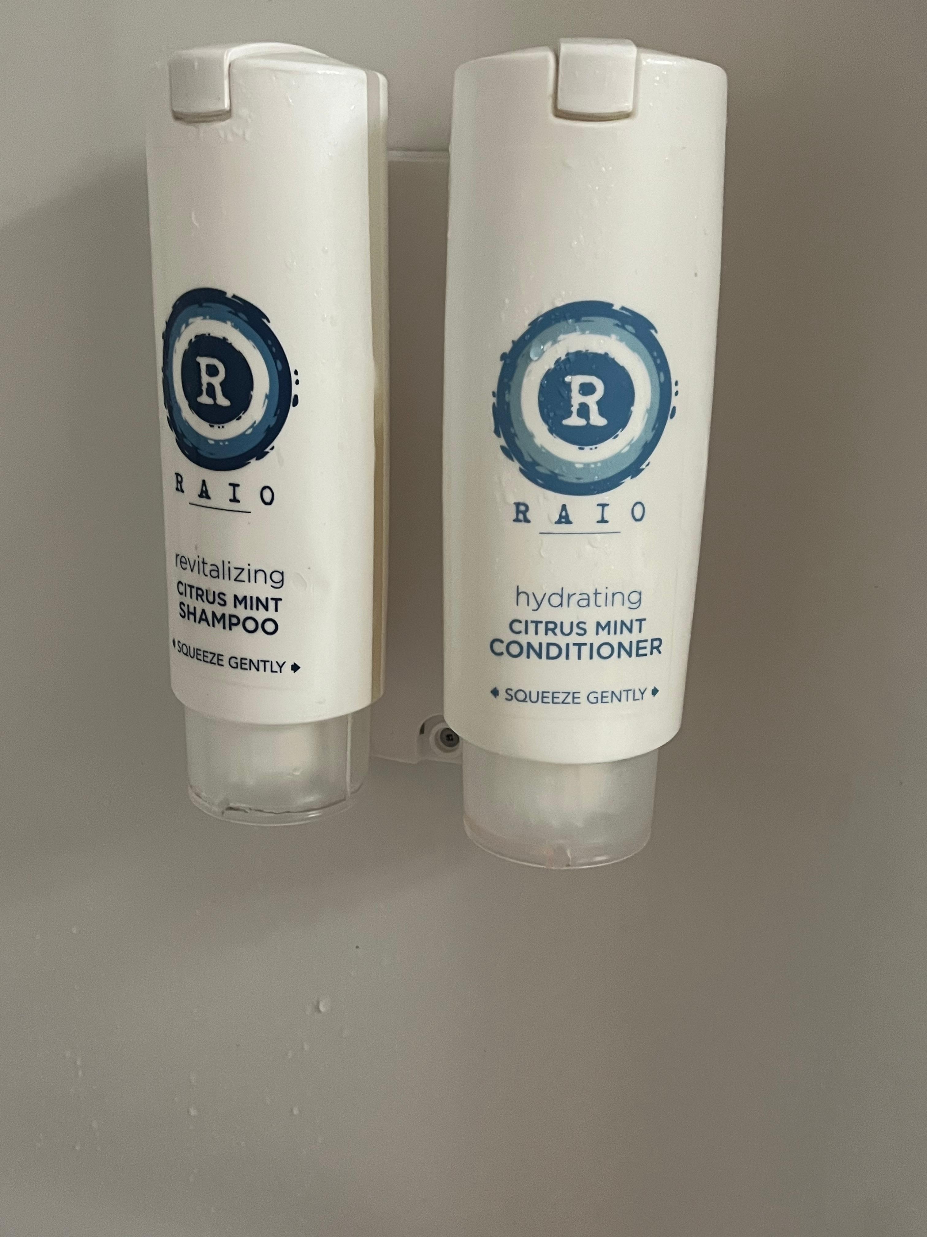 Mildew in shampoo and conditioner bottles 