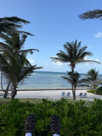 View from pool deck.