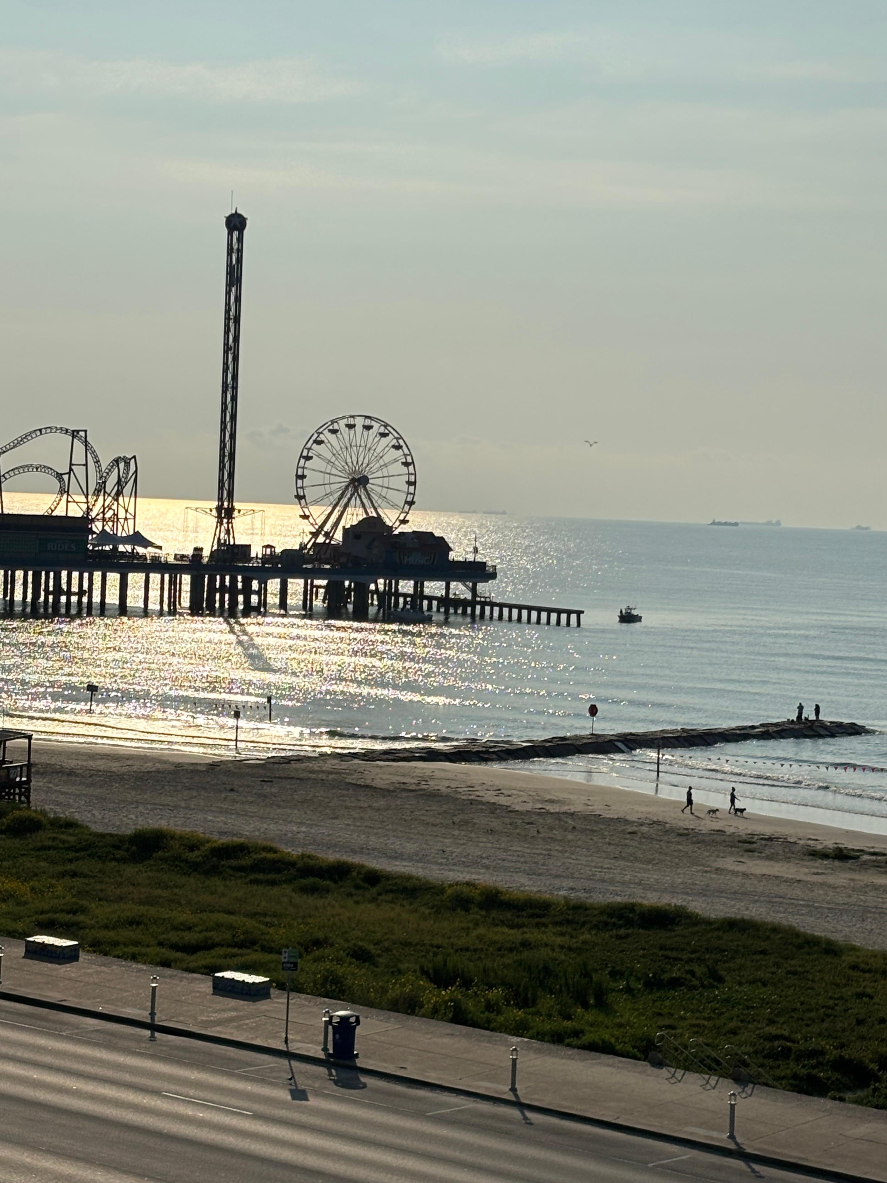 Our view from our balcony absolutely beautiful 