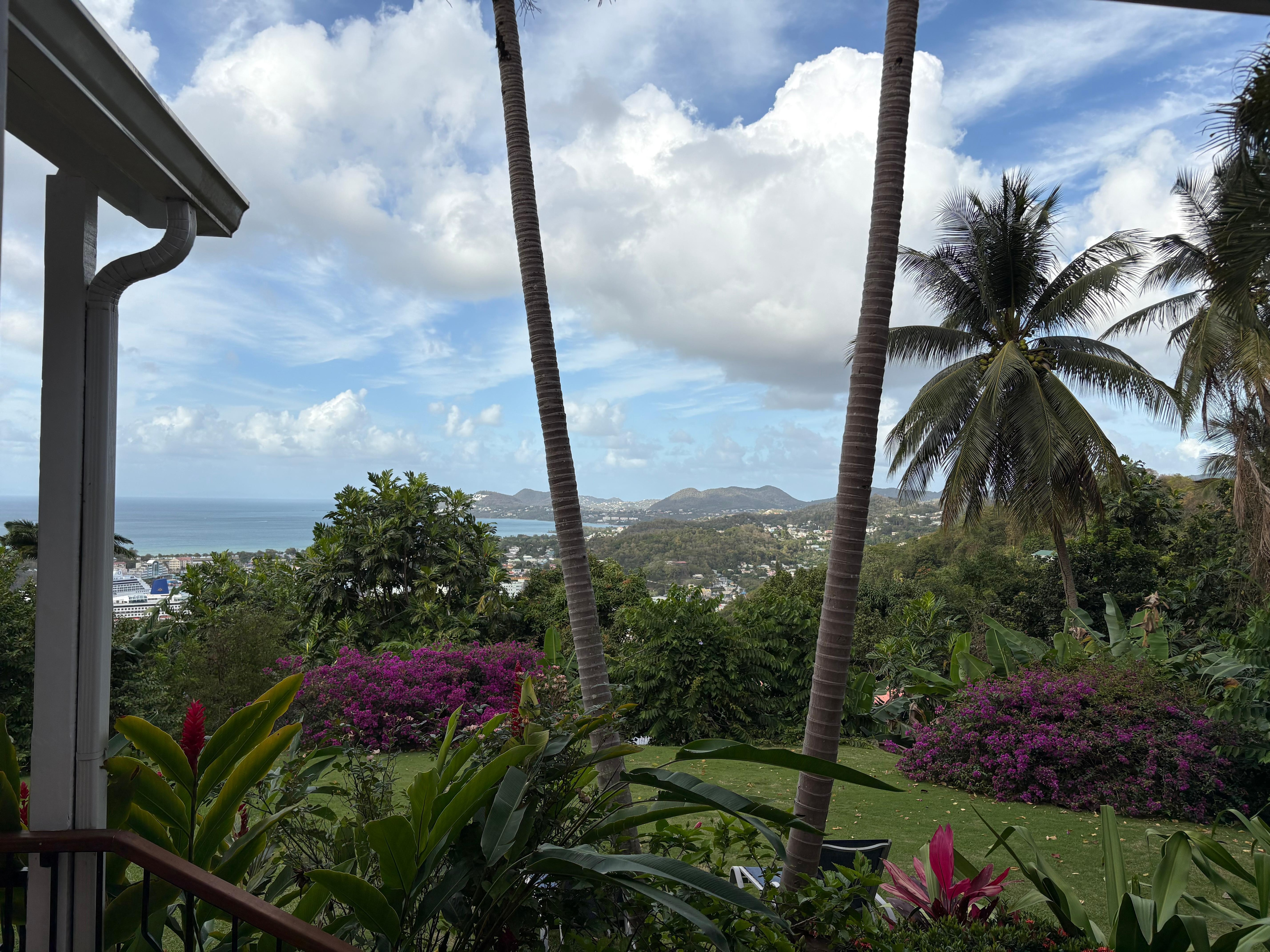 Incredible view from the veranda 