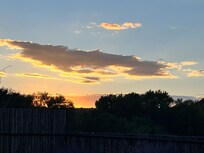 From back patio
