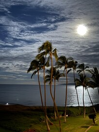 Full moon setting at 5am taken from porch.