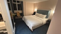 No sockets near bed, only USB A