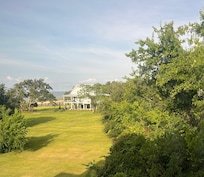 View from upstairs window