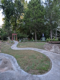 My favorite place was on the swing!