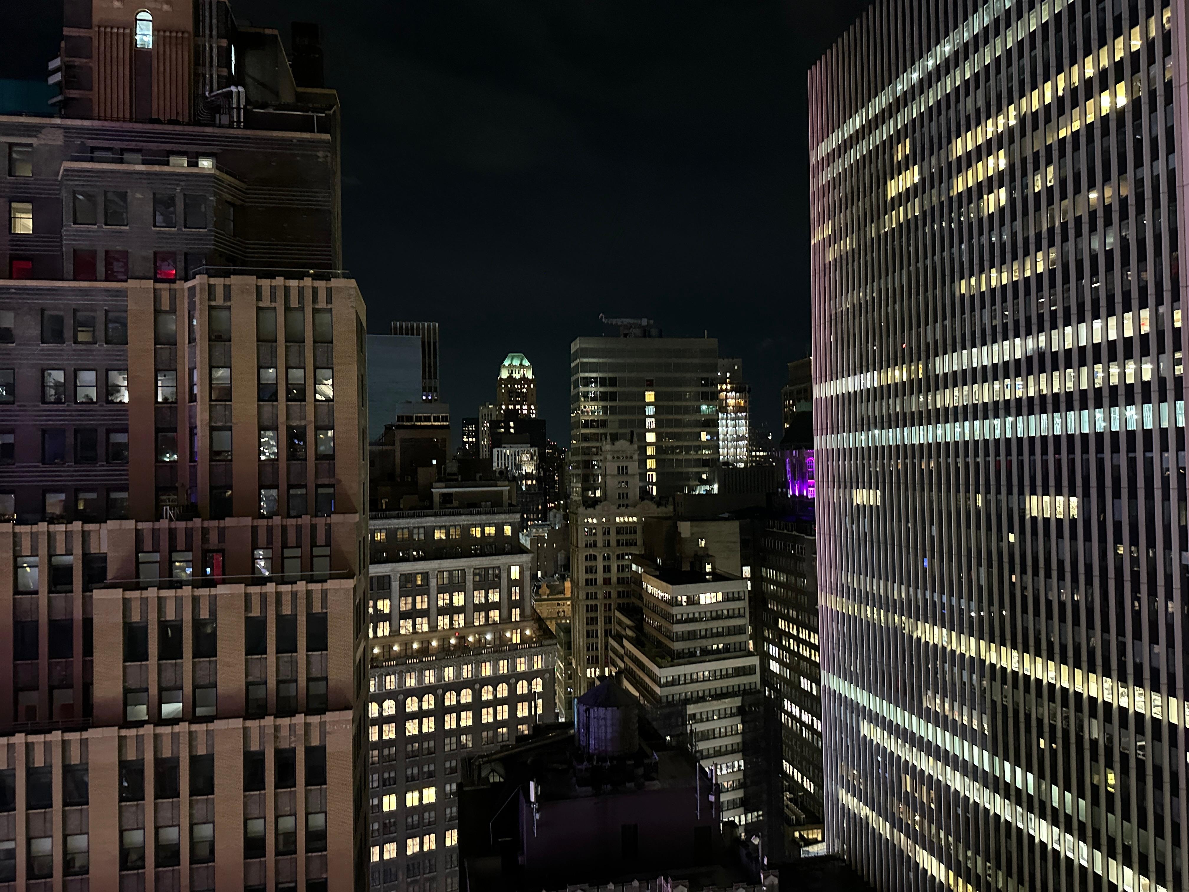 Pictures are the views from the rooftop bar.