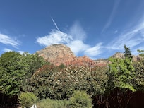 This is the view from the back patio.